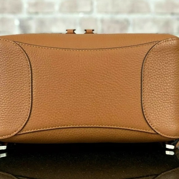 Kate spade Leila medium backpack ginger brown leather NWT bag adjustable straps main image 5